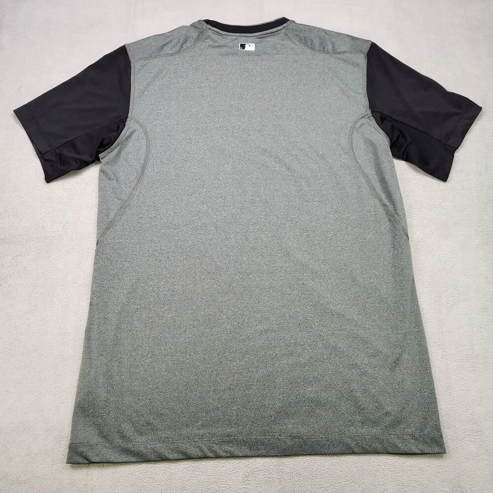 Nike Pro Chicago White Sox Shirt Men's L Gray Fit Dry Performance MLB Baseball